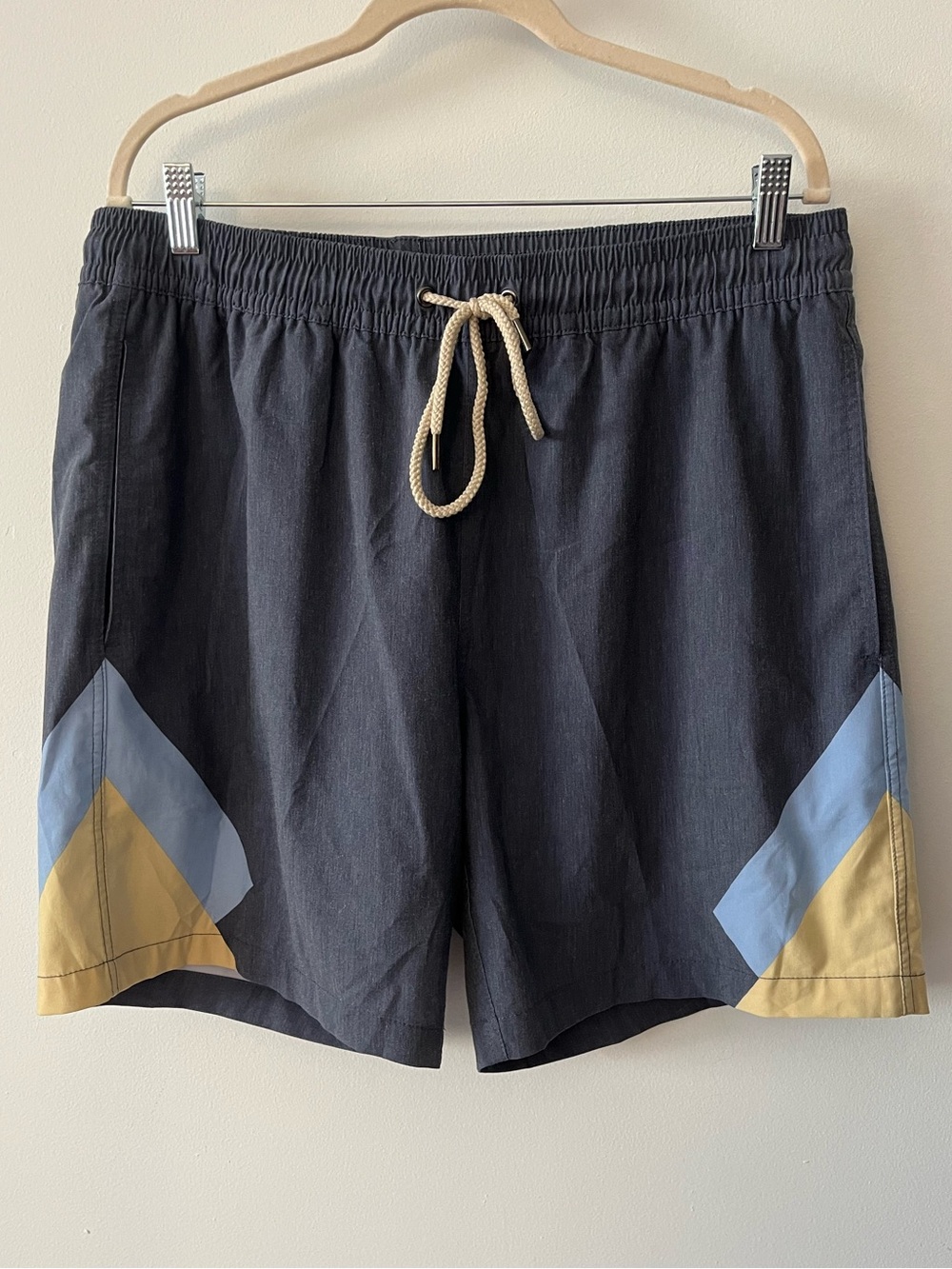 Fair Harbor Lined Geometric Swim Trunks Sz 2X